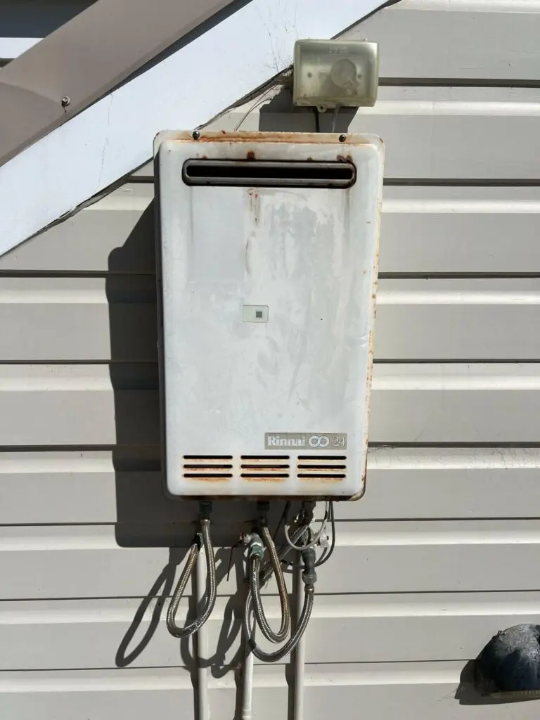 Mergency hot water unit repairs