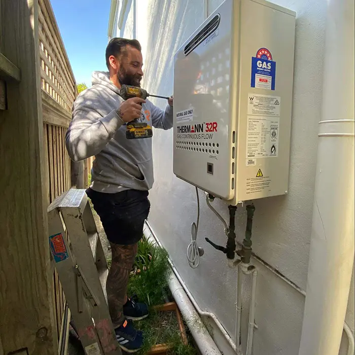 New hot water system installation img 1