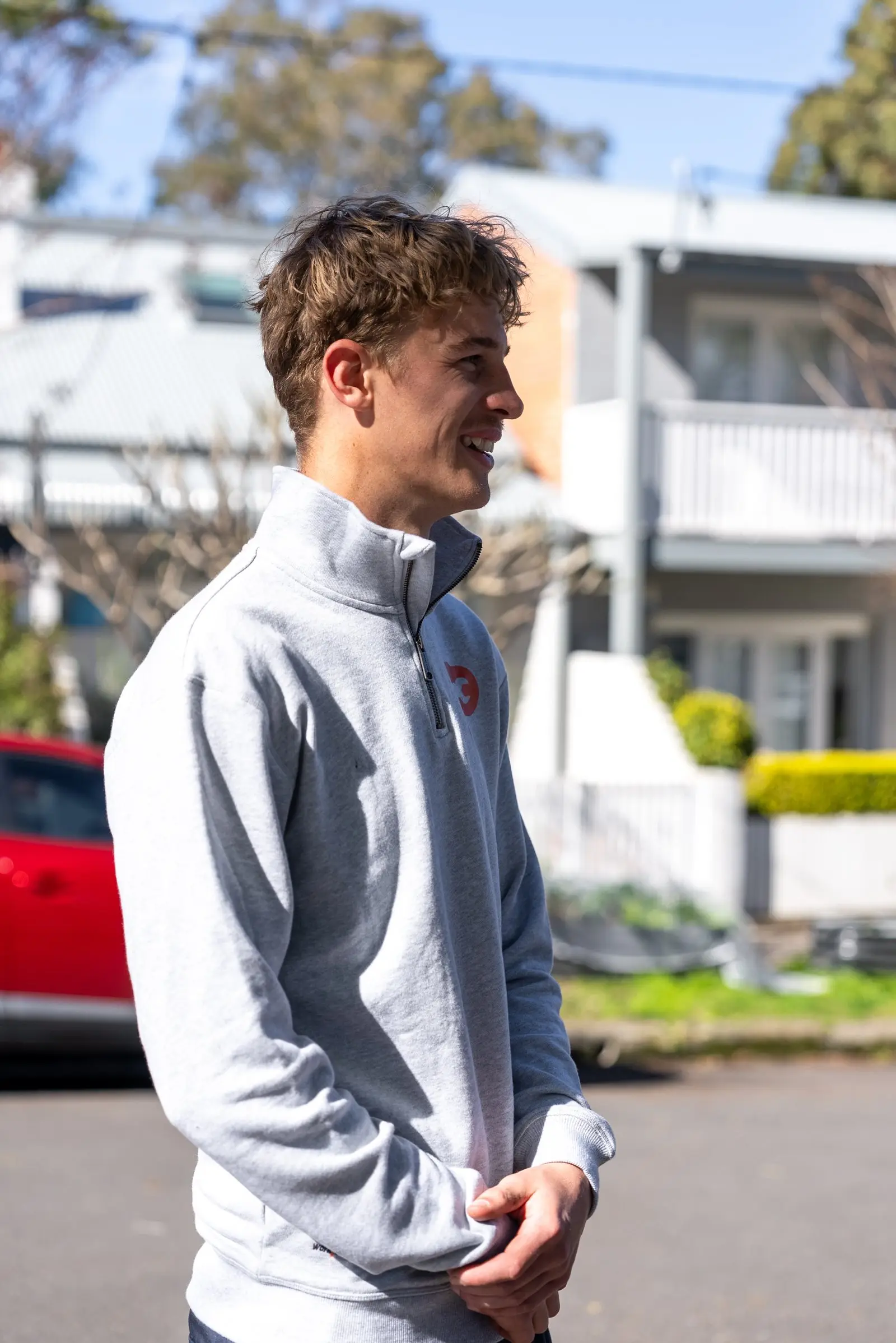 A Plumbwell plumber on a Sydney street