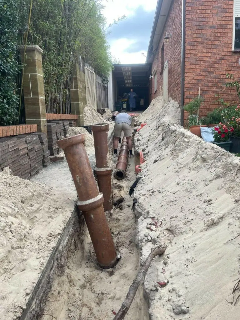 Sewage pipe replacement (2)