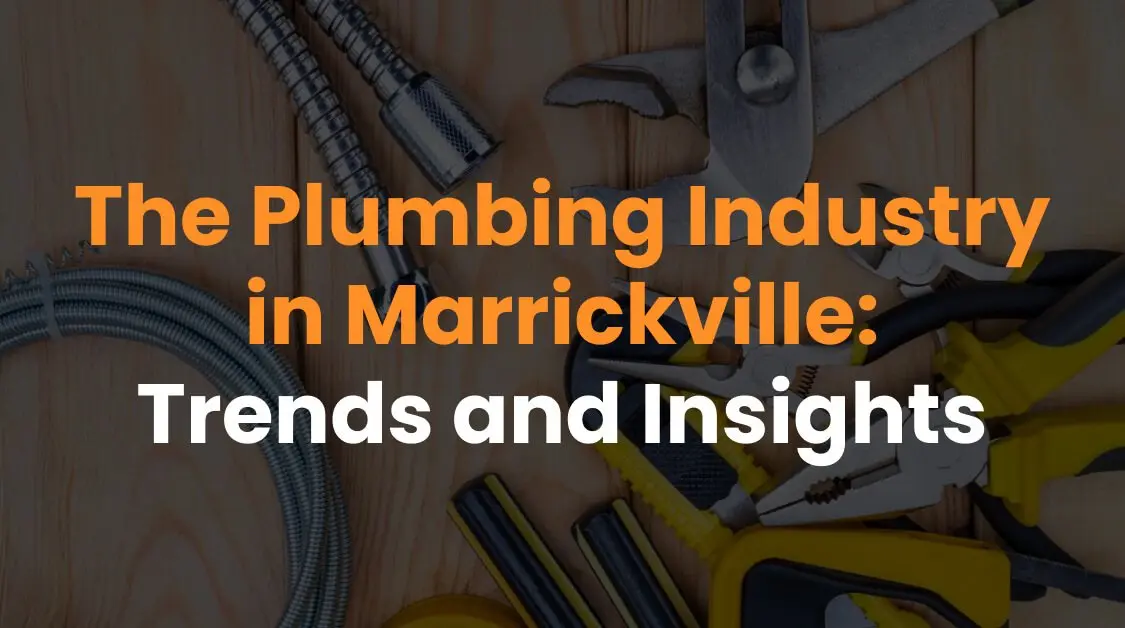 The Plumbing Industry in Marrickville: Trends and Insights
